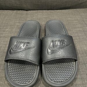 Nike Black Slide Sandals